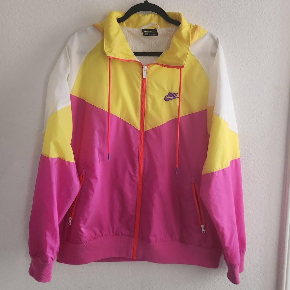 Retro 80s 90s ​Nike Windrunner Colorblock Lightweight Jacket Size L Streetwear